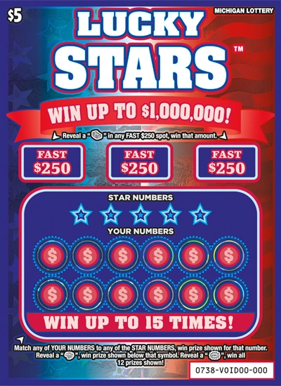 MI Lottery - Lucky Stars (#0738) - scratch off odds