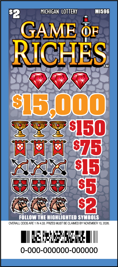 GAME OF RICHES ticket