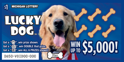 MI Lottery - Lucky Dog (#0650) - scratch off odds