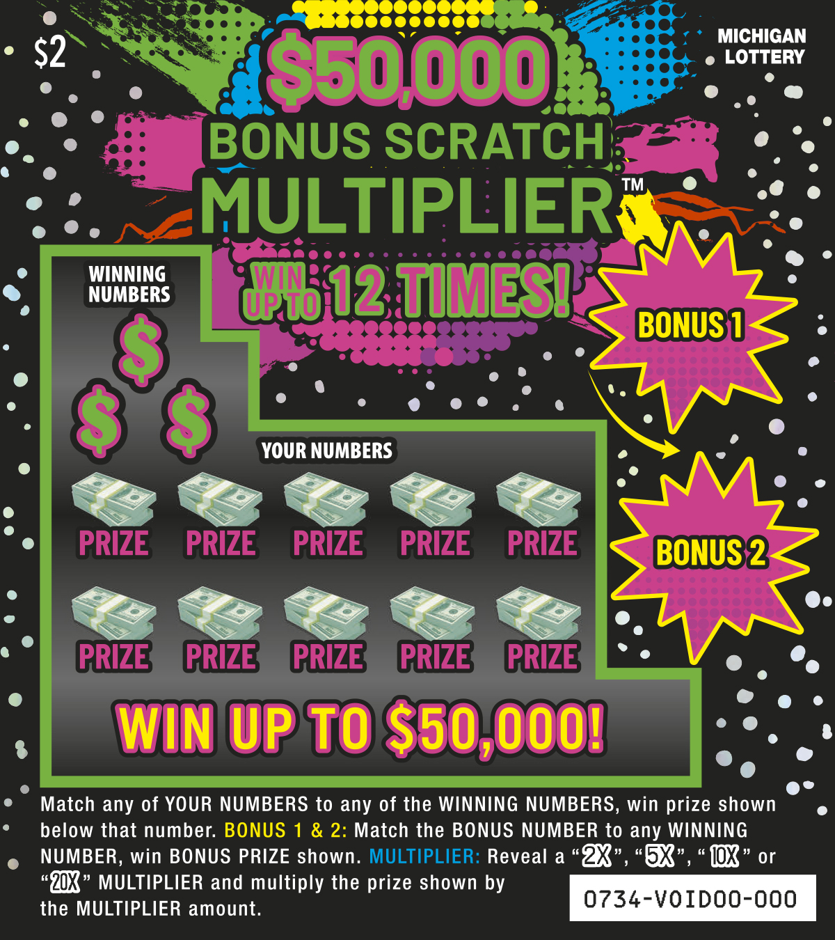 $50,000 Bonus Scratch Multiplier