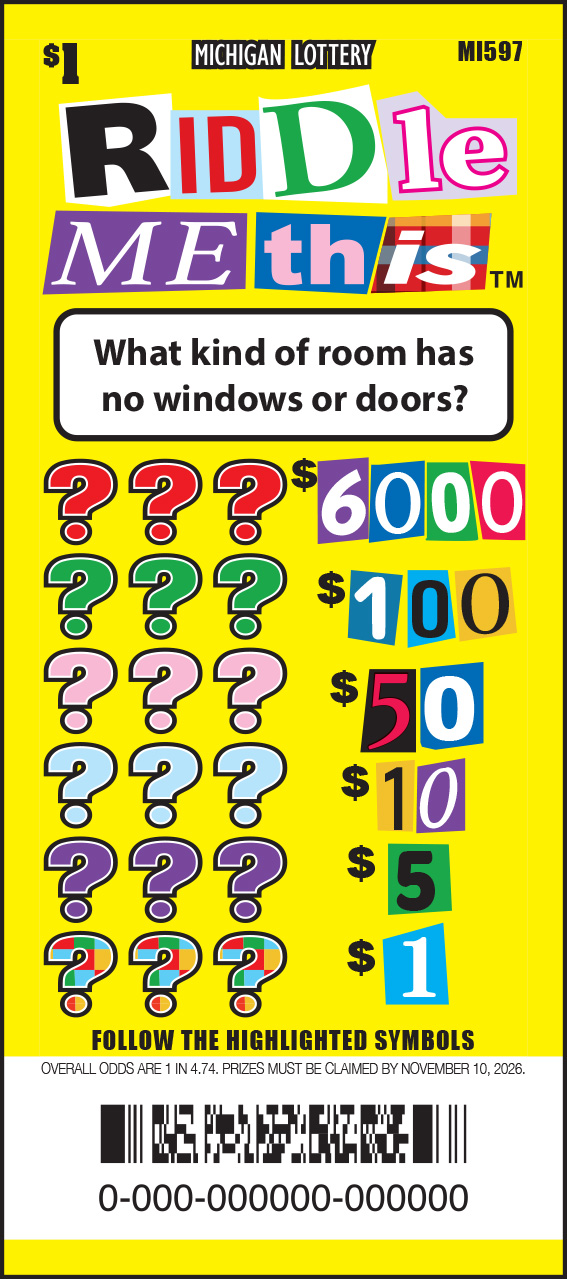 RIDDLE ME THIS ticket