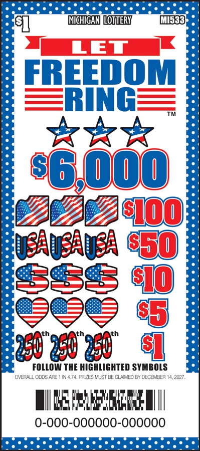 LET FREEDOM RING ticket