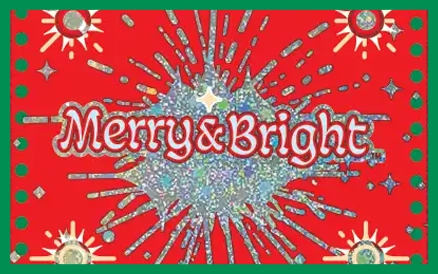 Merry & Bright Michigan scratch-off ticket