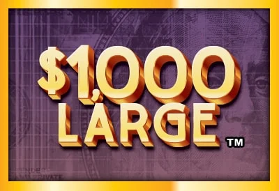 $1,000 LARGE instant game from Michigan Lottery