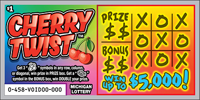 MI Lottery - Cherry Twist (#458) - scratch off odds