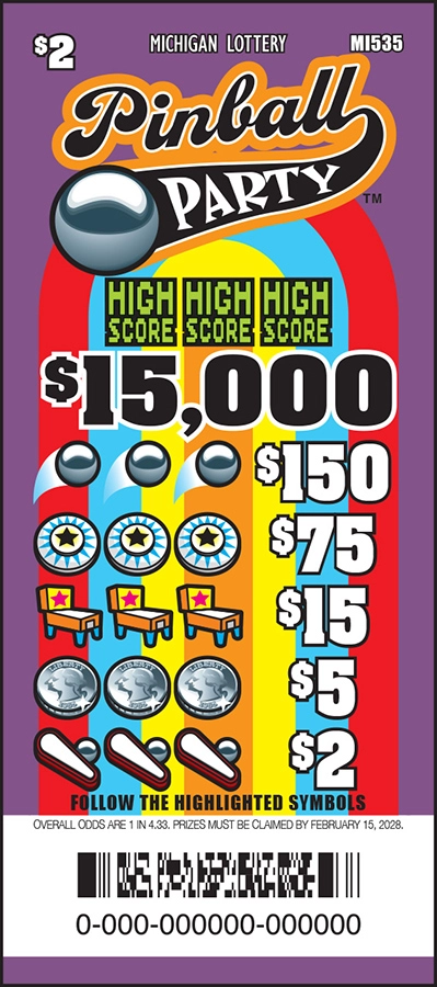 PINBALL PARTY $2 ticket