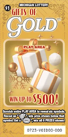 Holiday Colors $1 scratch-off ticket