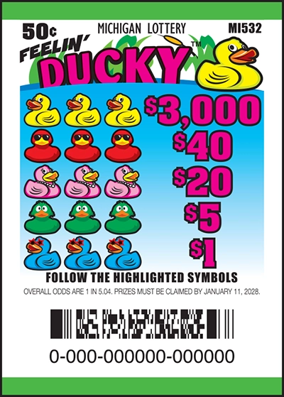 FEELIN' DUCKY ticket
