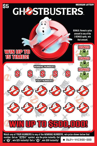 MI Lottery - Ghostbusters (#0624) - scratch off odds