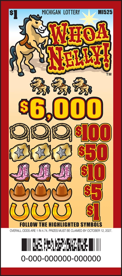 WHOA NELLY $1 ticket