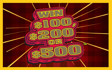 WIN $100, $200 OR $500 scratch-off ticket from Michigan Lottery