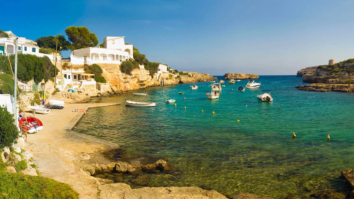 A peaceful Spanish bay with a golden sand beach