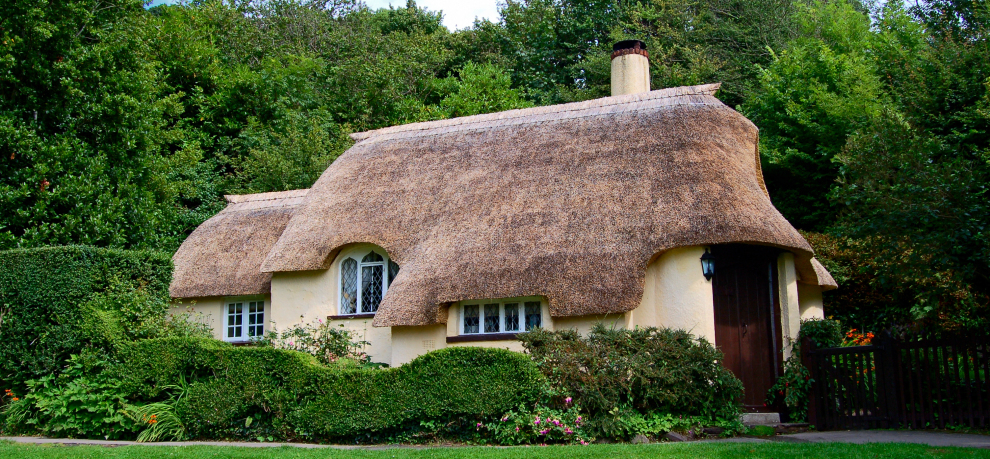 A traditional thatched cottage