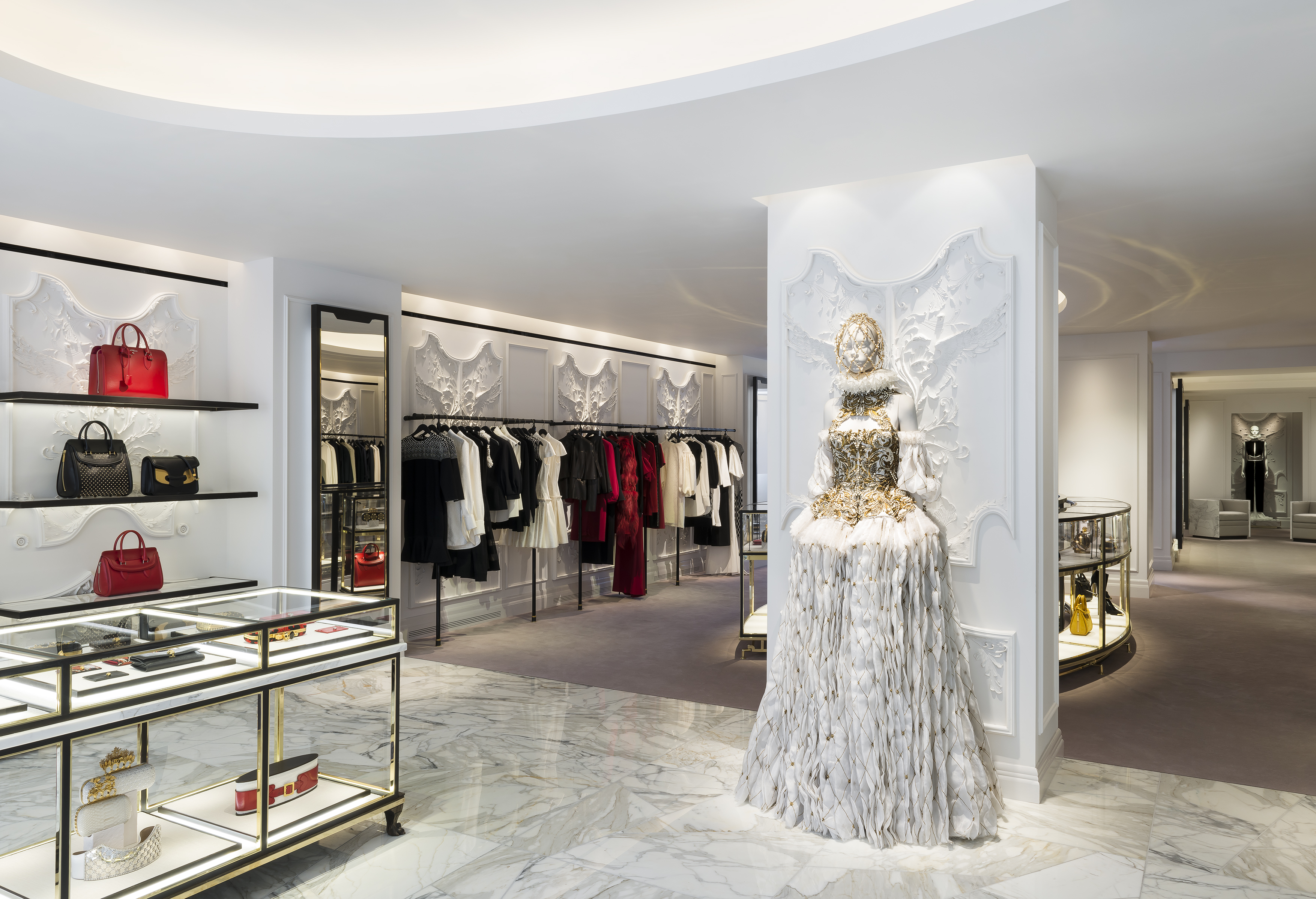 Alexander McQueen flagship store by Sarah Burton & David Collins Studio,  London