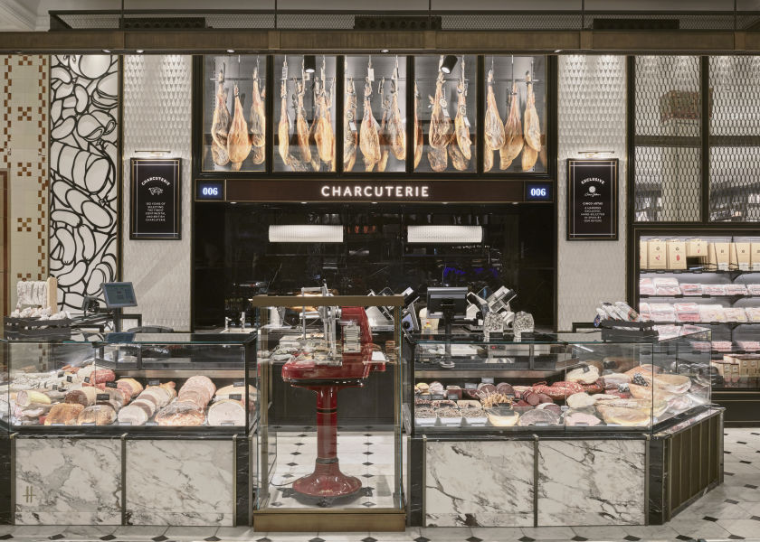 The Charcuterie counter.