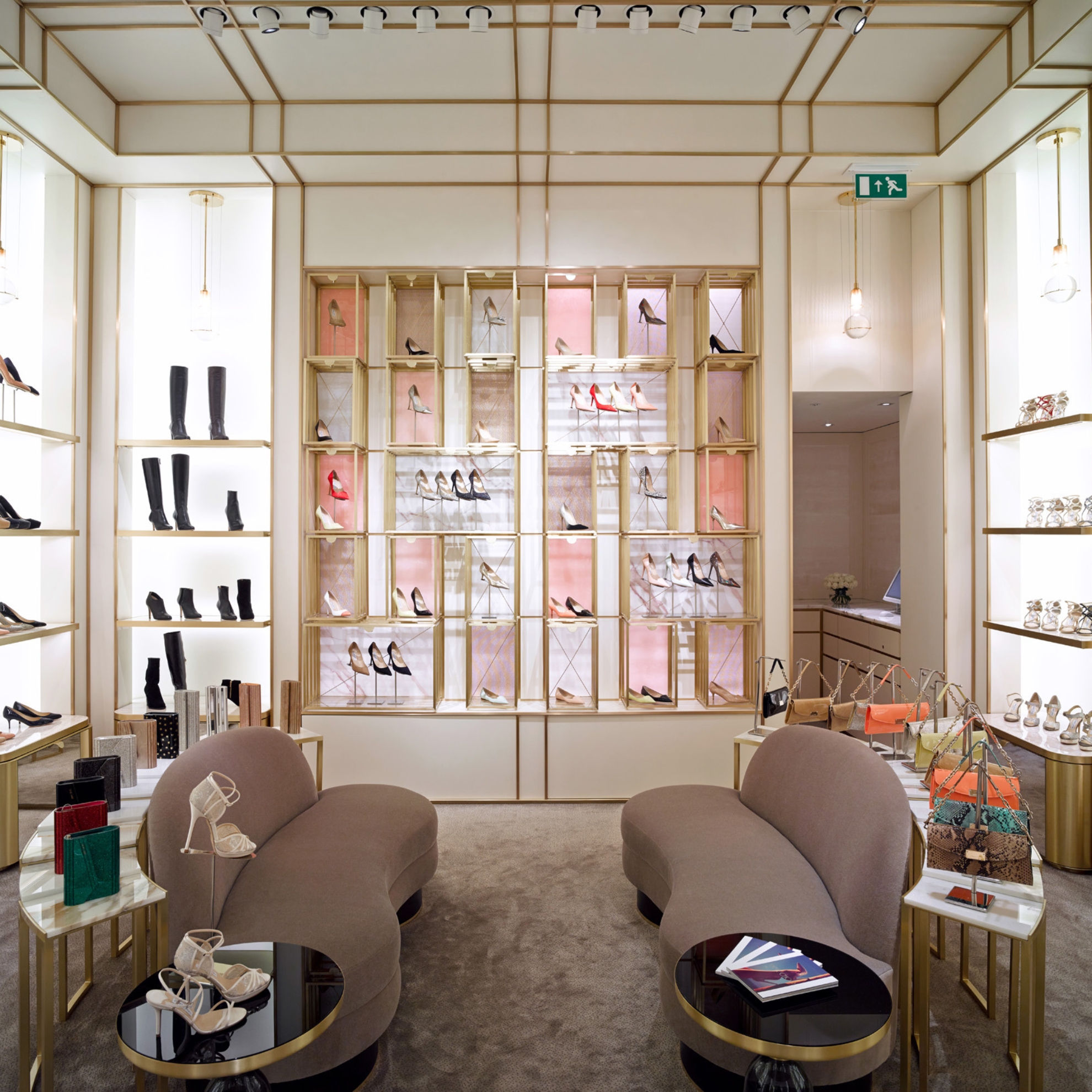 David Collins Studio designed the Jimmy Choo Townhouse in London