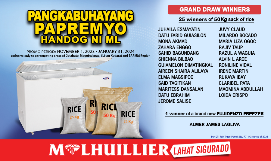 Grand Draw Winners PangkabuhayangPapremyo website