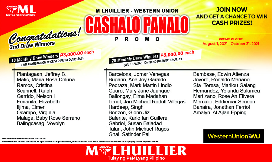 ML-WU CashaloPanalo 2ndDraw Website