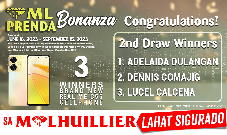 WEBSITE ML PRENDA BONAZA 2nd Draw Winners