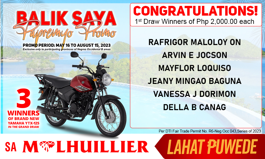 BALIK SAYA SUMMER PROMO - 1st Draw Winners Website