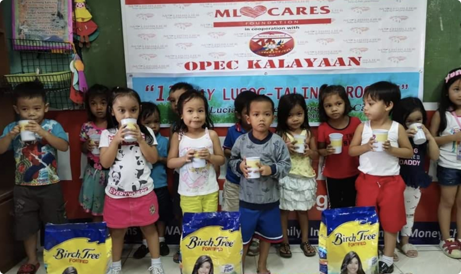 M Lhuillier Backs the Lusog Talino Program Aid to Children in Cavite