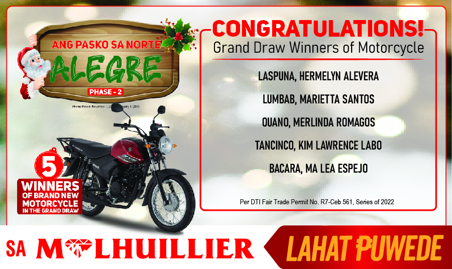 ANG PASKO SA NORTE, ALEGRE - Grand Draw Winners Website