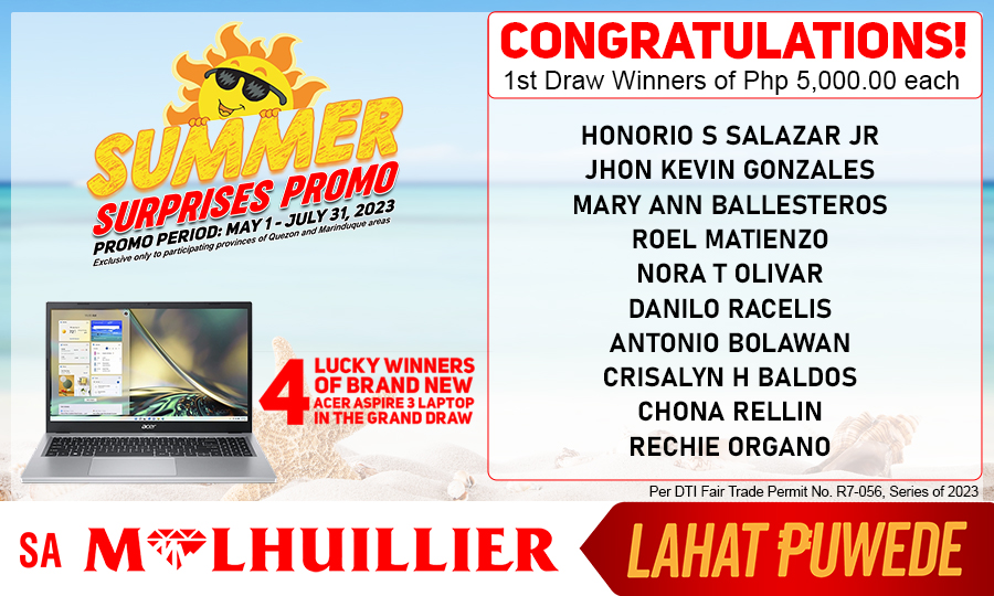 MLHUILLIER - SUMMER SURPRISES PROMO - 1st Draw Winners Website (1)