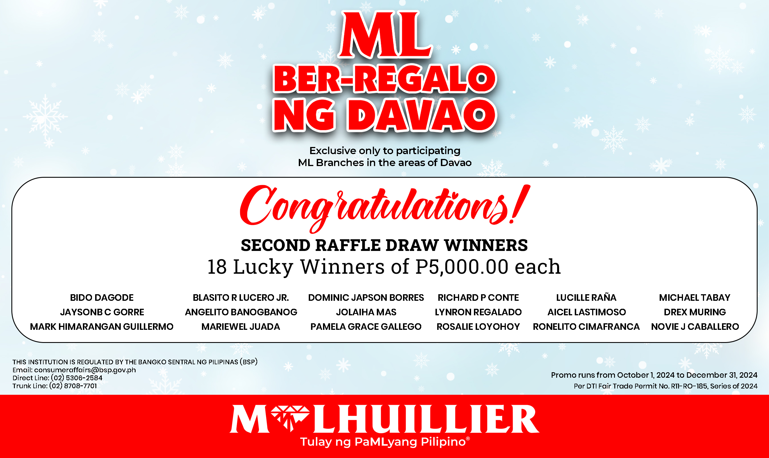 ML BER-REGALO NG DAVAO