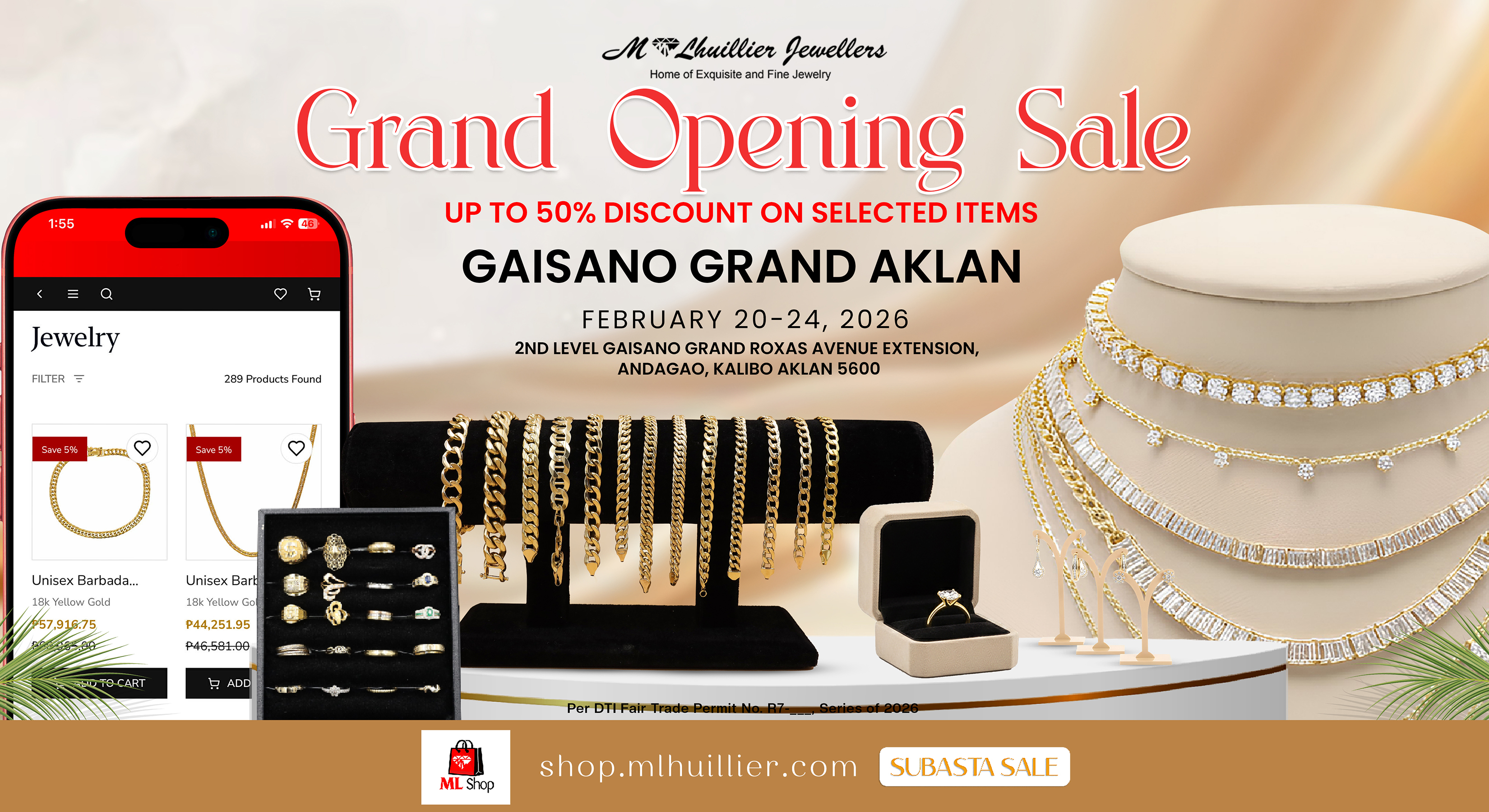 GRAND JEWELRY GALA SALE PROMO