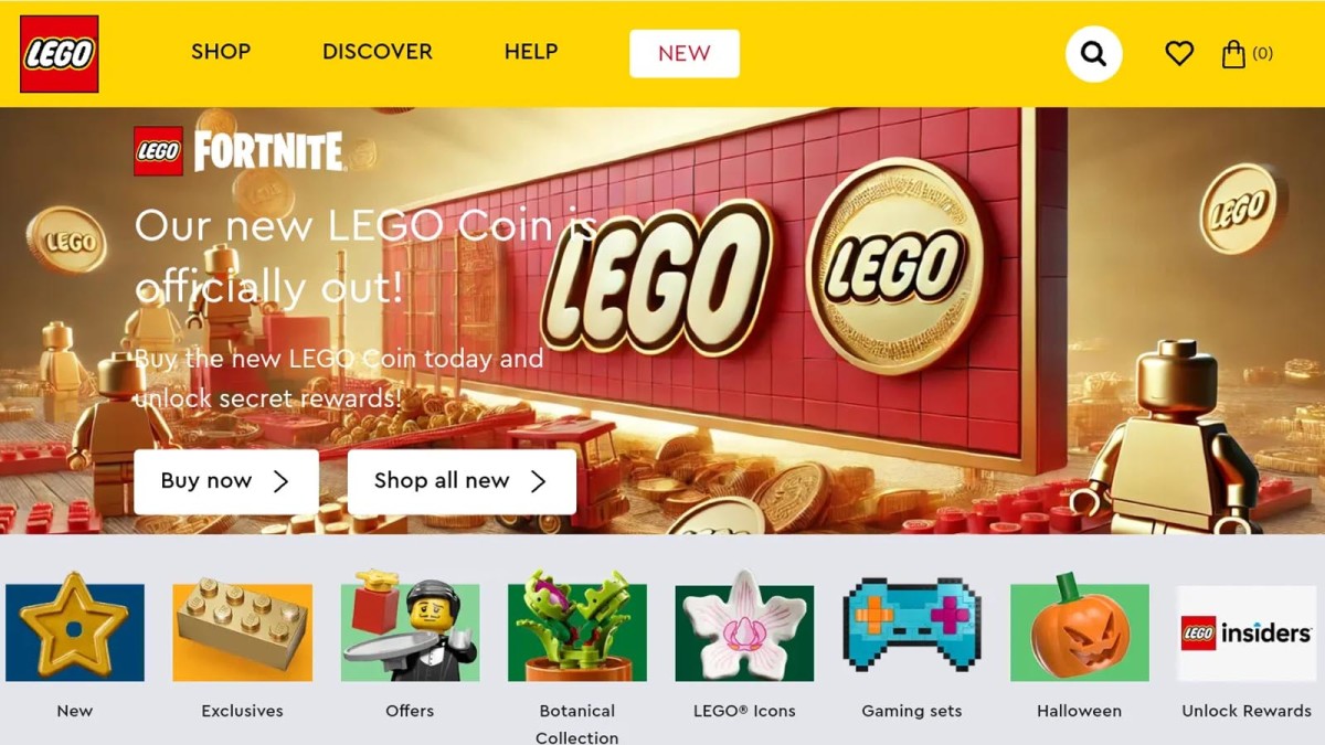 LEGO Shop Hacked To Promote Ethereum Crypto Scam