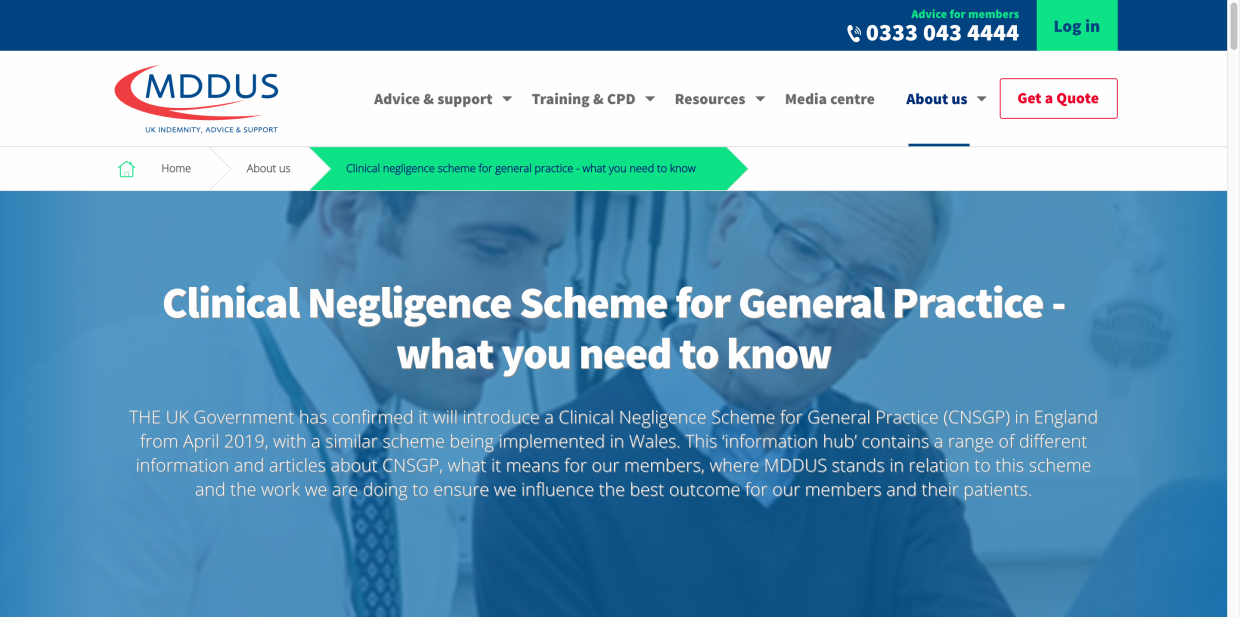 www.mddus.com about-us clinical-negligence-scheme-for-general-practice