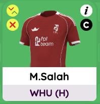 Salah Captain gw28