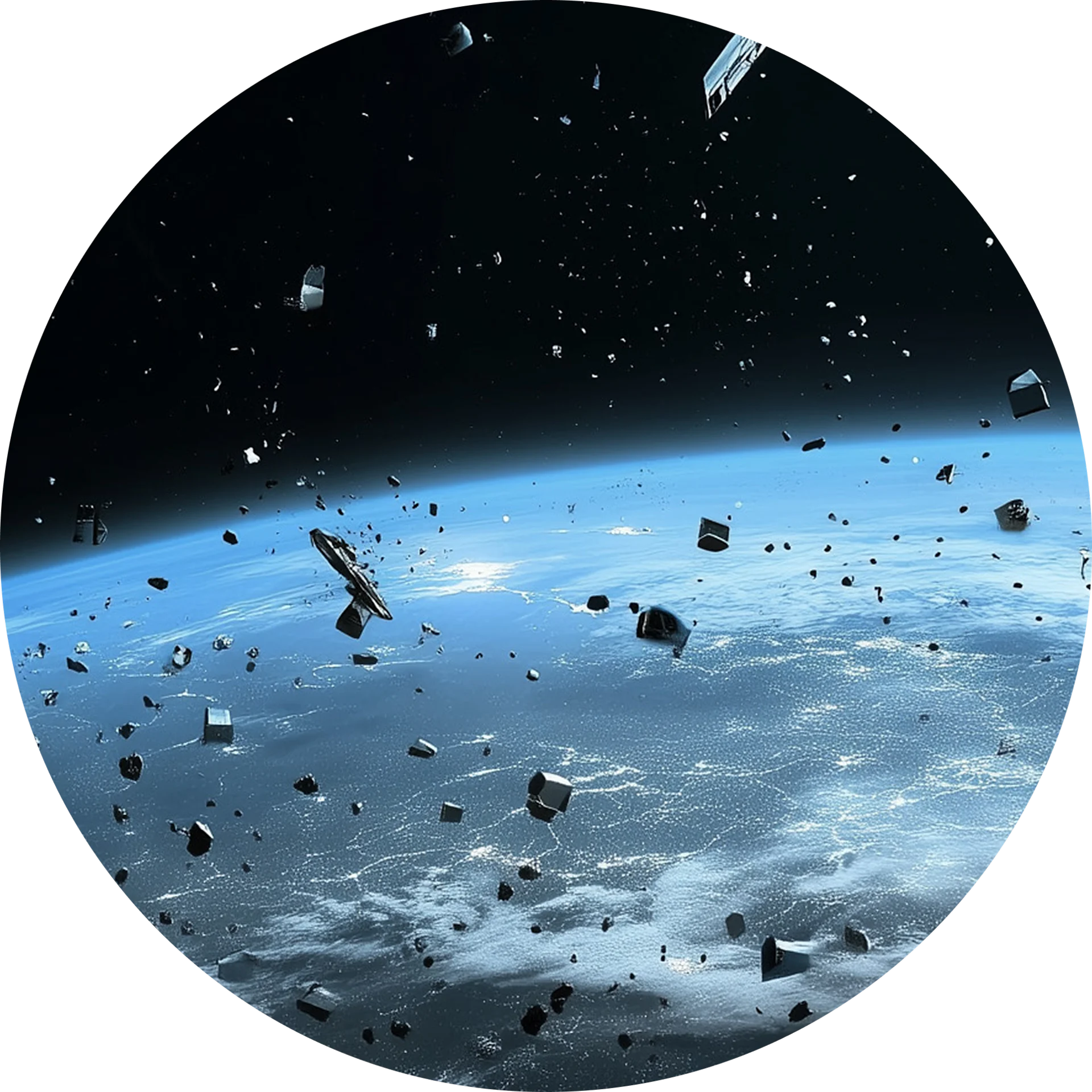 Space is becoming less spacious