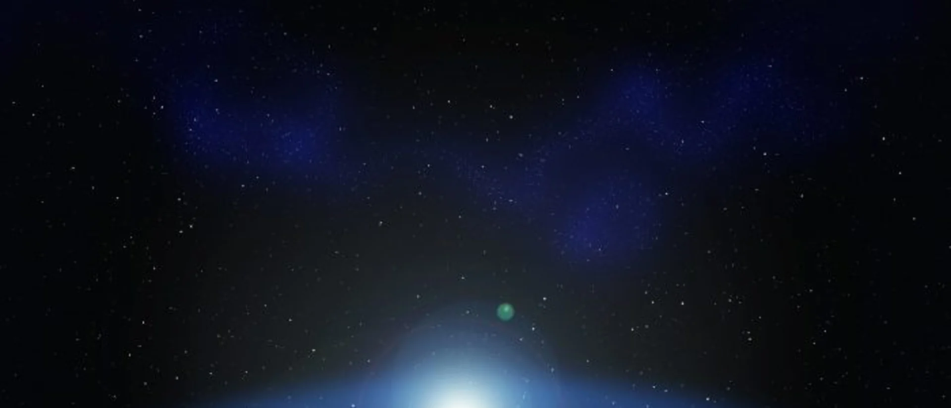 Earth with stars