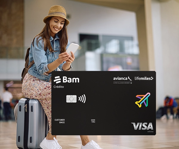 Tu tarjeta adicional lifemiles acumula hasta 2 LifeMiles por USD 1 en compras nacionales o internacionales