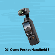 Tercer Lugar: DJi Osmo Pocket Handheld 3 (Cámara)