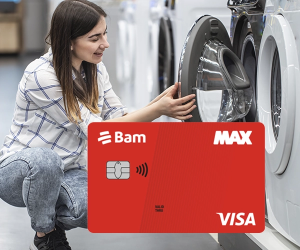 Tu tarjeta adicional Max acumula 3 MAXCash por cada GTQ200 en compras en Tiendas MAX.