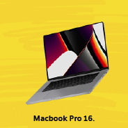 Primer Lugar: Macbook Pro 16”