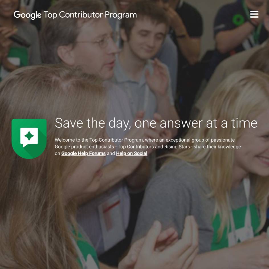 The Google Top Contributors program logo 