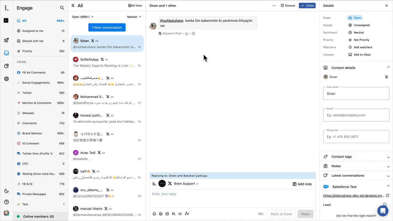 Threadsのコメントに返信する｜Statusbrewのエンゲージ機能