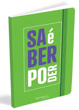 Caderno de notas verde