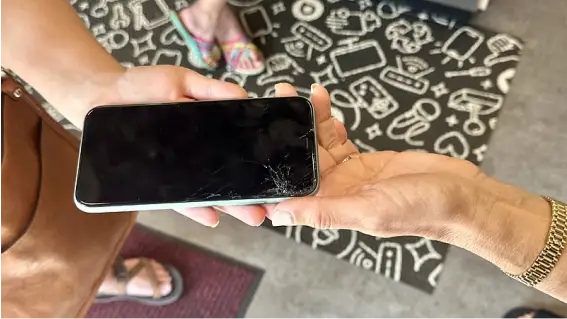 Devices may have stronger glass but can still break