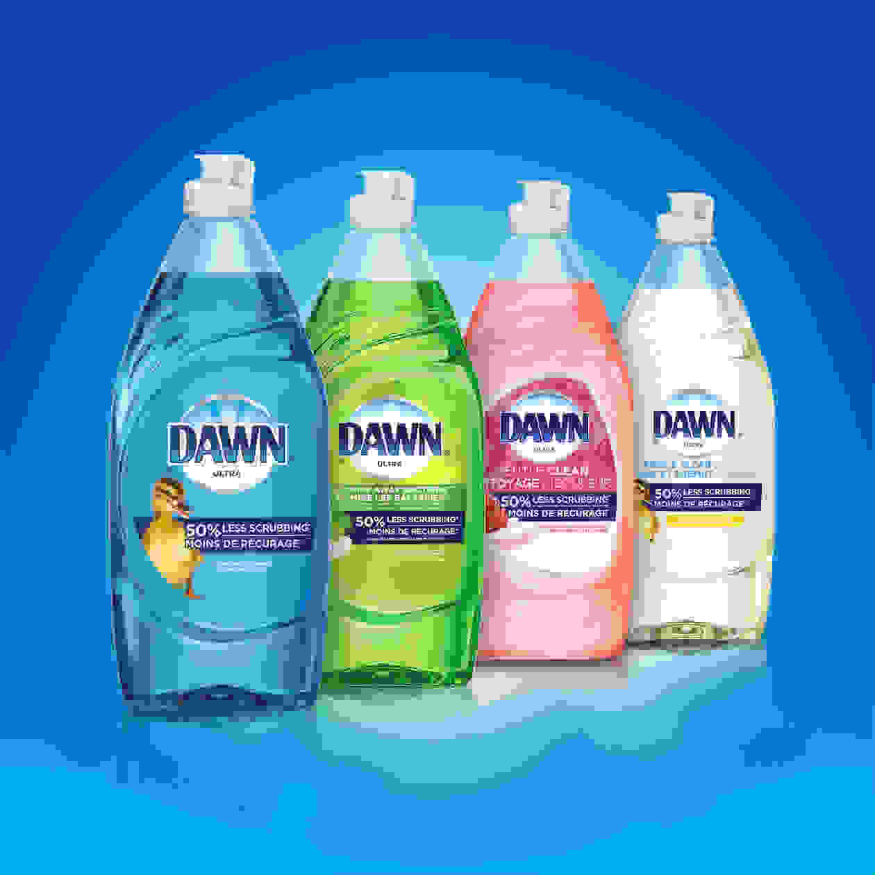 Dawn Free & Clear Dishwashing Liquid Family