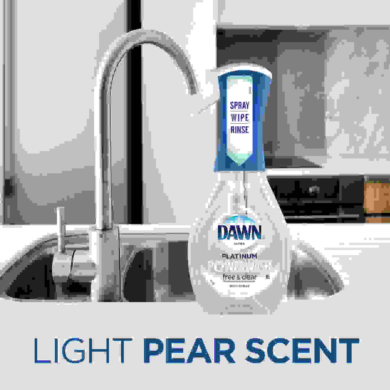 Dawn Powerwash Free & Clear Dish Spray, Pear Scent - Light Pear Scent