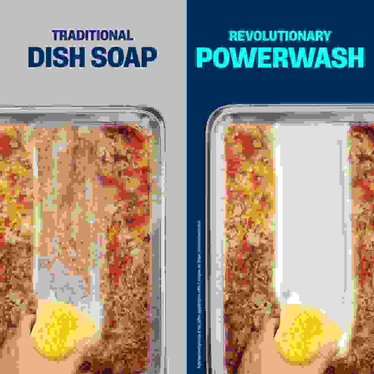 Traditional Disch Soap vs Revolutionary Powerwash