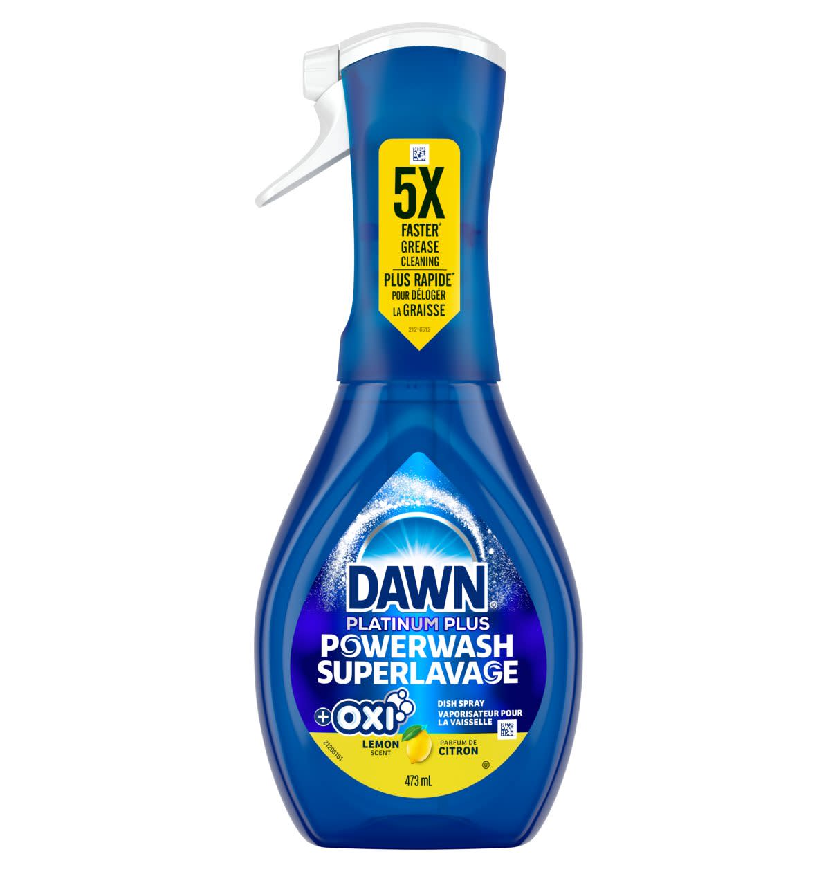 Dawn Powerwash Lemon Dish Spray, Liquid Dish Soap Starter Kit