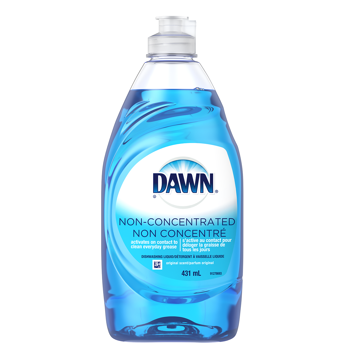 Dawn Non-concentrated Dishwashing Liquid, Original Scent
