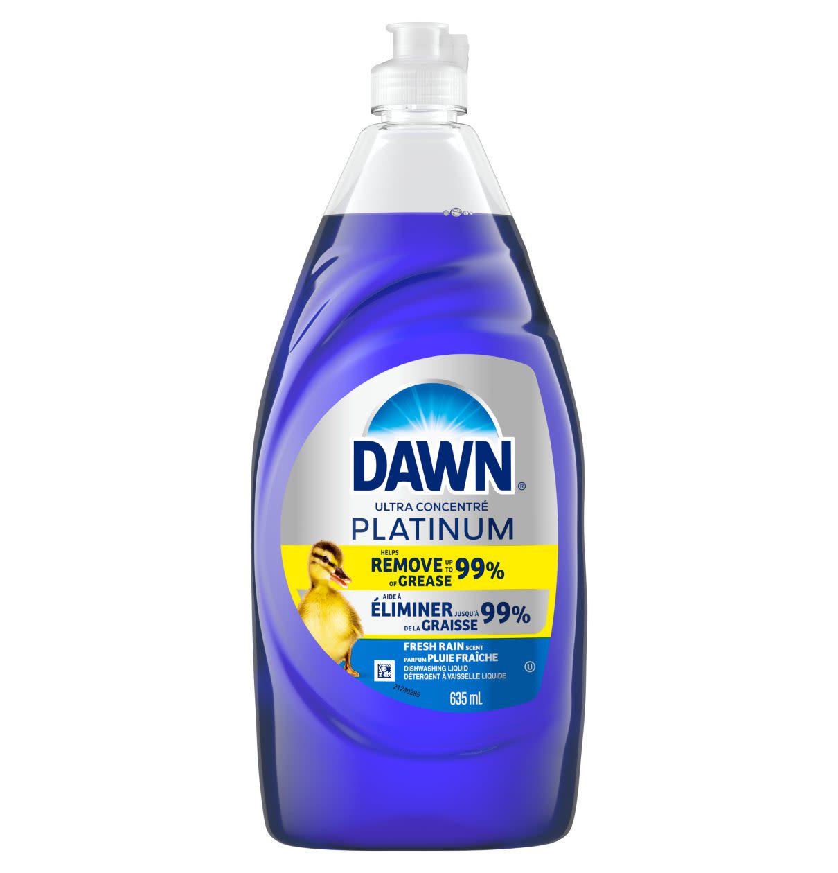Dawn Platinum Dishwashing Liquid, Refreshing Rain