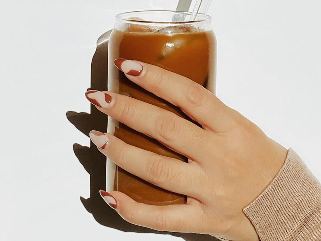 Simple Coffee Morning Nail Inspiration