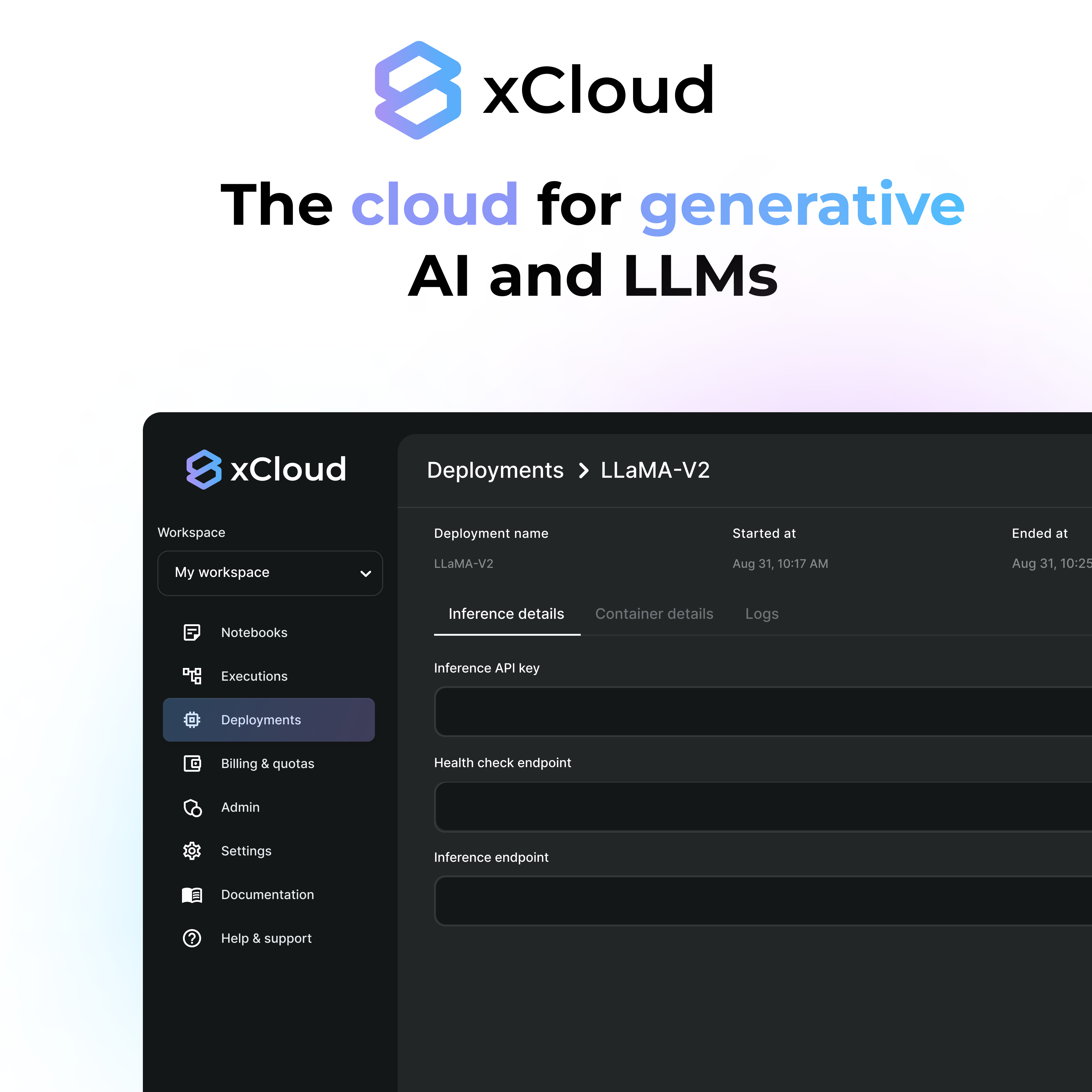 Launch of xCloud: Your Cloud for Generative AI